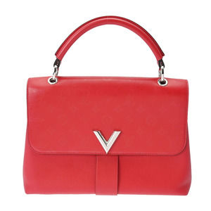 Louis Vuitton Very One Leather Handbag Red